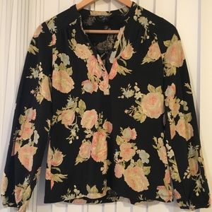 Lauren by Ralph Lauren floral long sleeve shirt